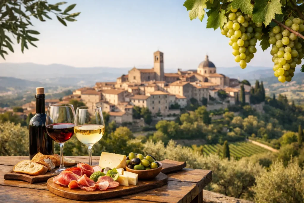 9 Best Umbrian Towns for Food and Wine Lovers